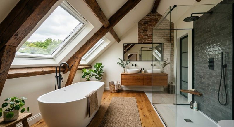 Attic Bathroom Remodeling in New Canaan, CT