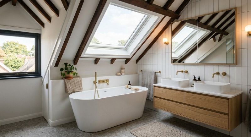 Attic Bathroom Remodeling in New Canaan, CT