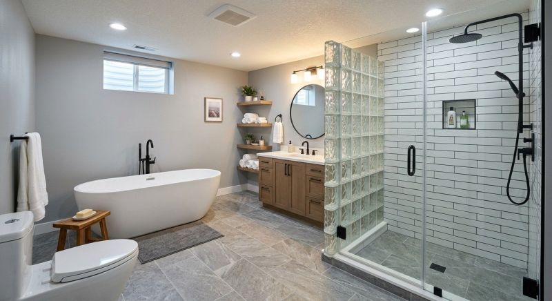 Basement Bathroom Remodeling in New Canaan, CT