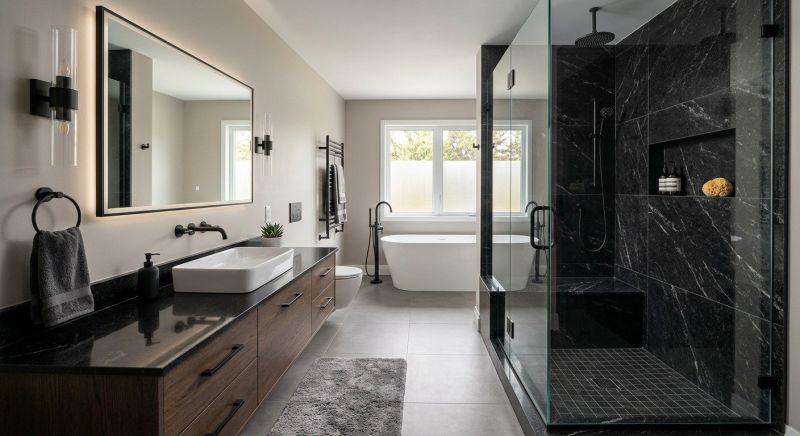 Granite Shower Installation in New Canaan, CT