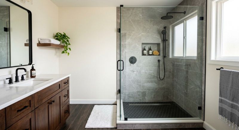 Tub To Shower Conversion in Saint James, NY